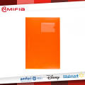 PP Fastener Clip Folder مع جيب باللون البرتقالي